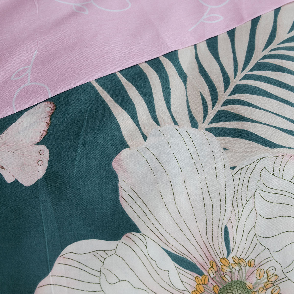 250TC Tiki Tropical Cotton Sateen Quilt Cover Set Queen Price