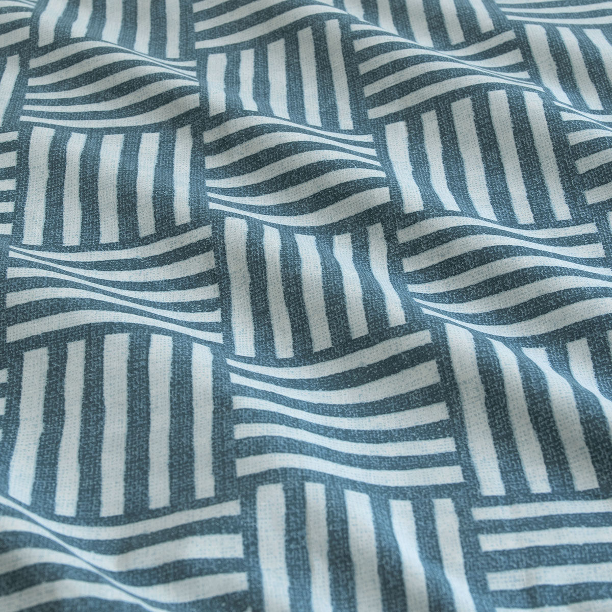 Fletcher Faded Indigo Printed Quilt Cover Set Queen Price