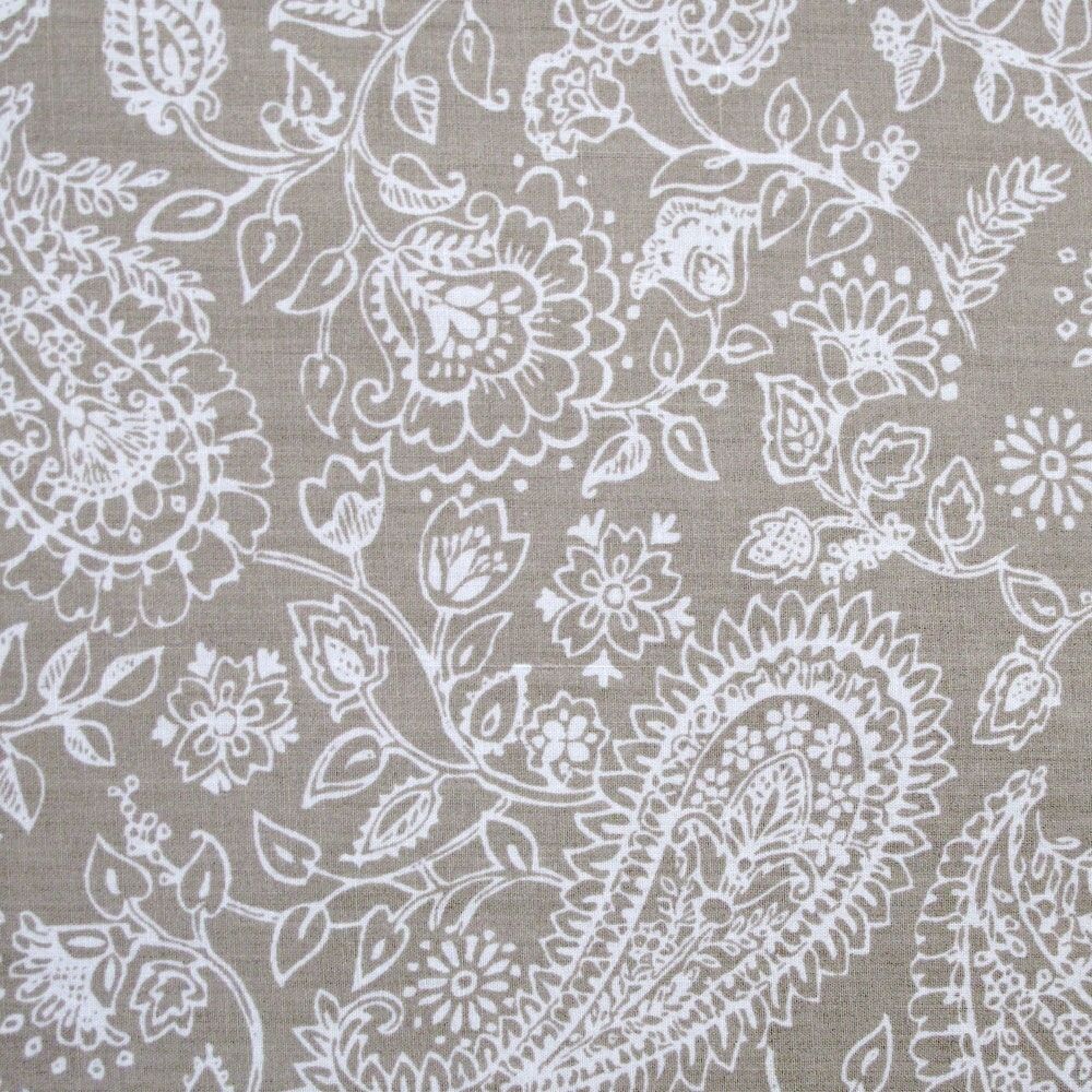 225TC Cotton Rich Paisley Stone Quilt Cover Set Queen Price
