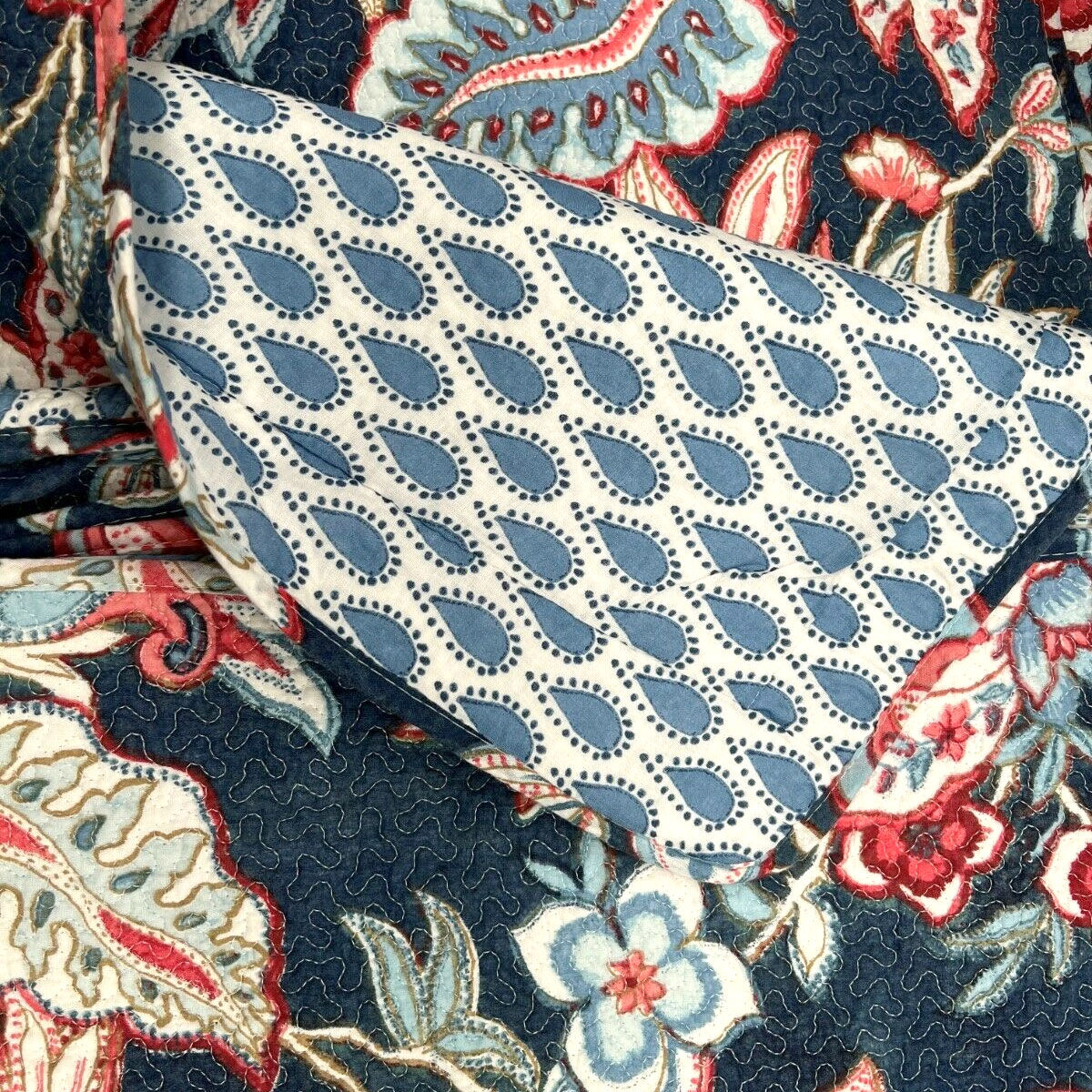 100% Cotton Lightly Quilted Coverlet Set Bornean Queen 230 x 250 cm Price