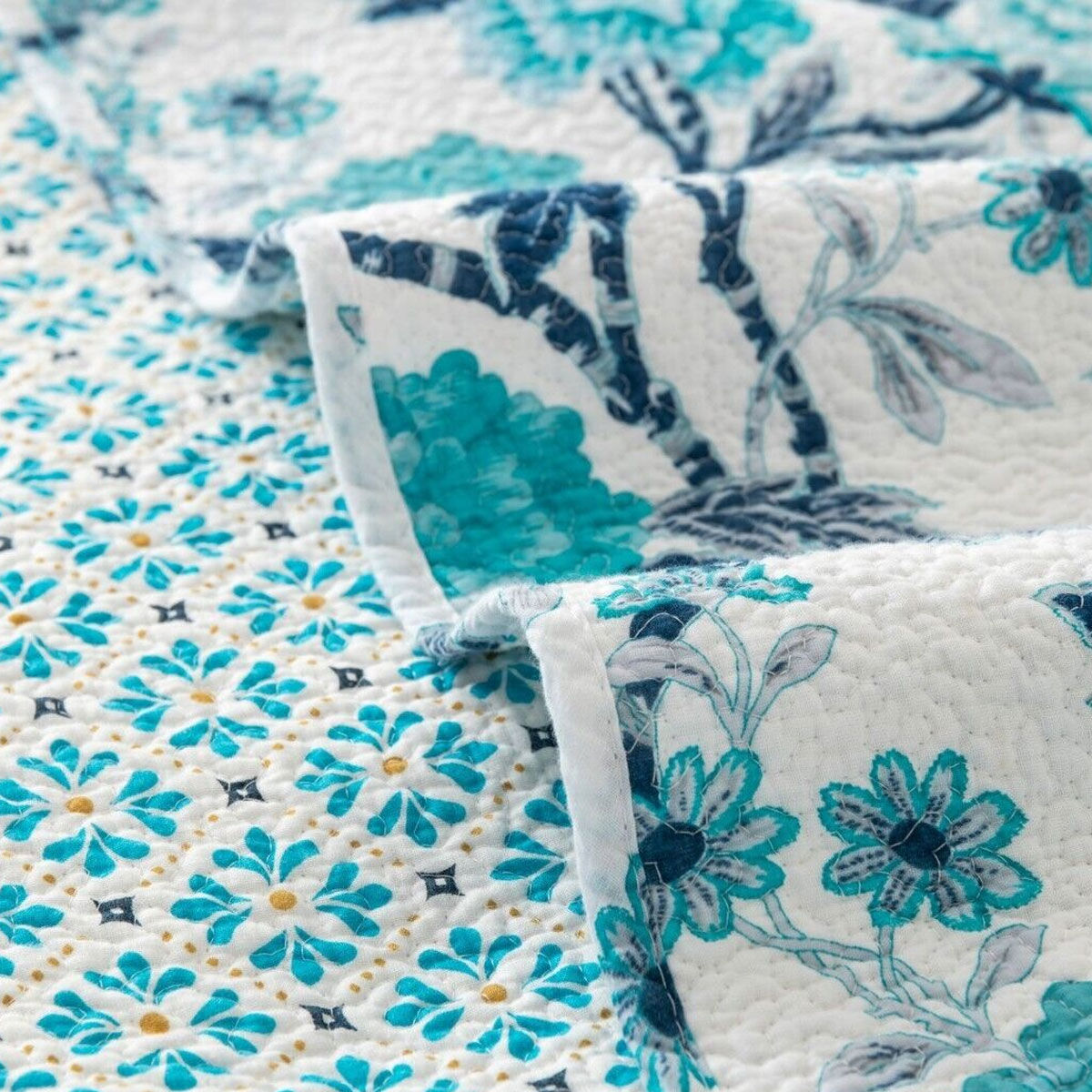 100% Cotton Lightly Quilted Coverlet Set Delta Queen 230 x 250 cm Price