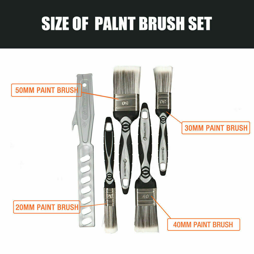 5Pc Paint Brushes Set Artist Acrylic Staining Home Garden Painting Handy Tool Price