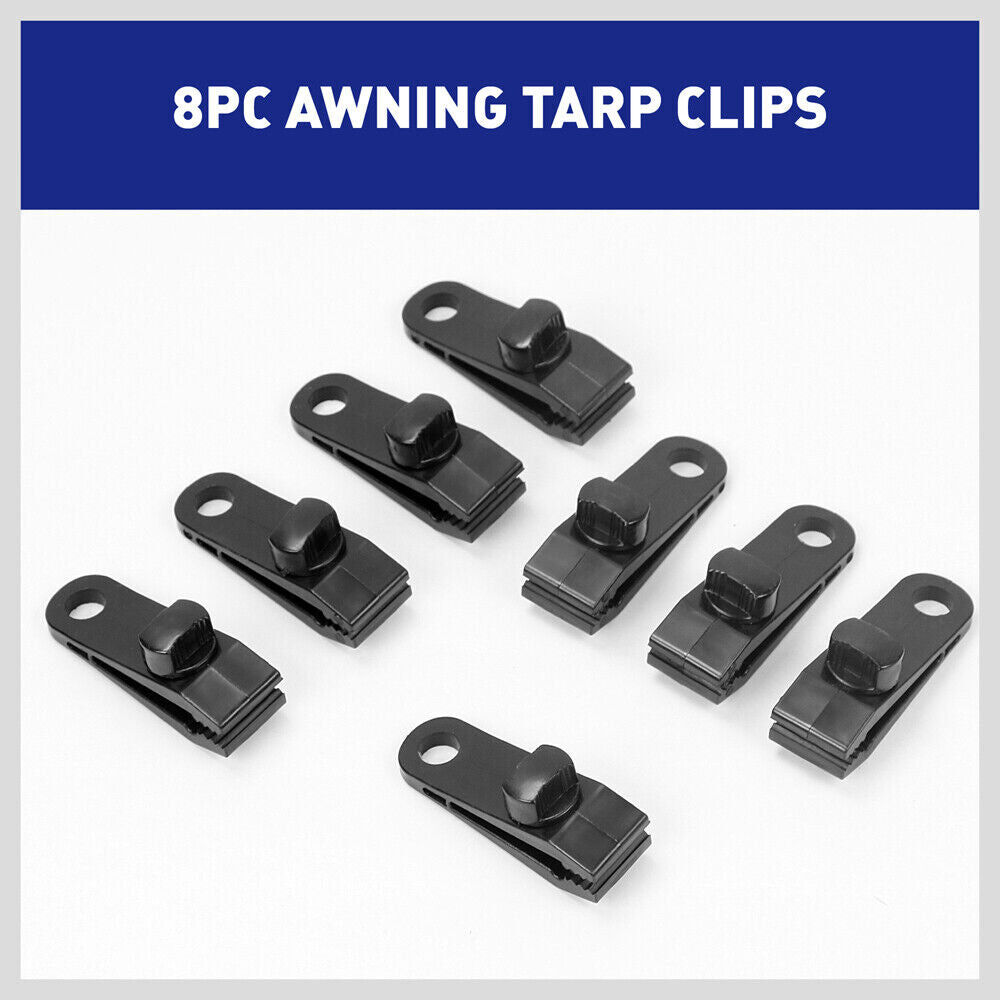 8Pc Awning Tarp Clamp Set Clips Hangers Survival Tent Emergency Grommet Price