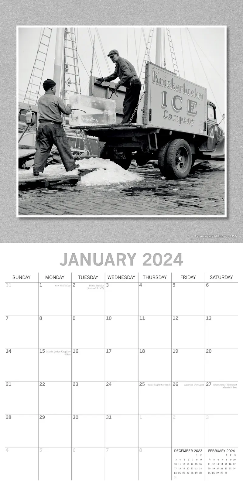 Classic Photography - 2024 Square Wall Calendar 16 Months Arts Planner Xmas Gift Price