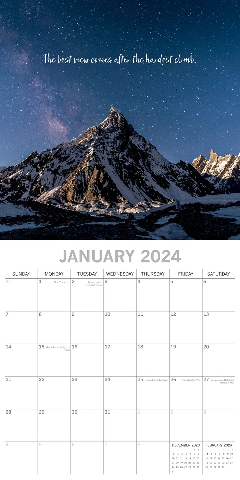 Inspiration - 2024 Square Wall Calendar 16 Month Planner Christmas New Year Gift Price