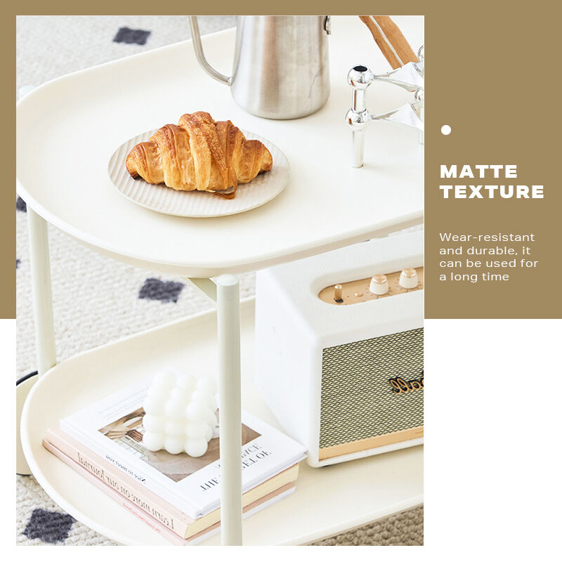 Movable Modern Trolley Small Unit Coffee Table Cart Storage Sofa Side Table with Wheels Price