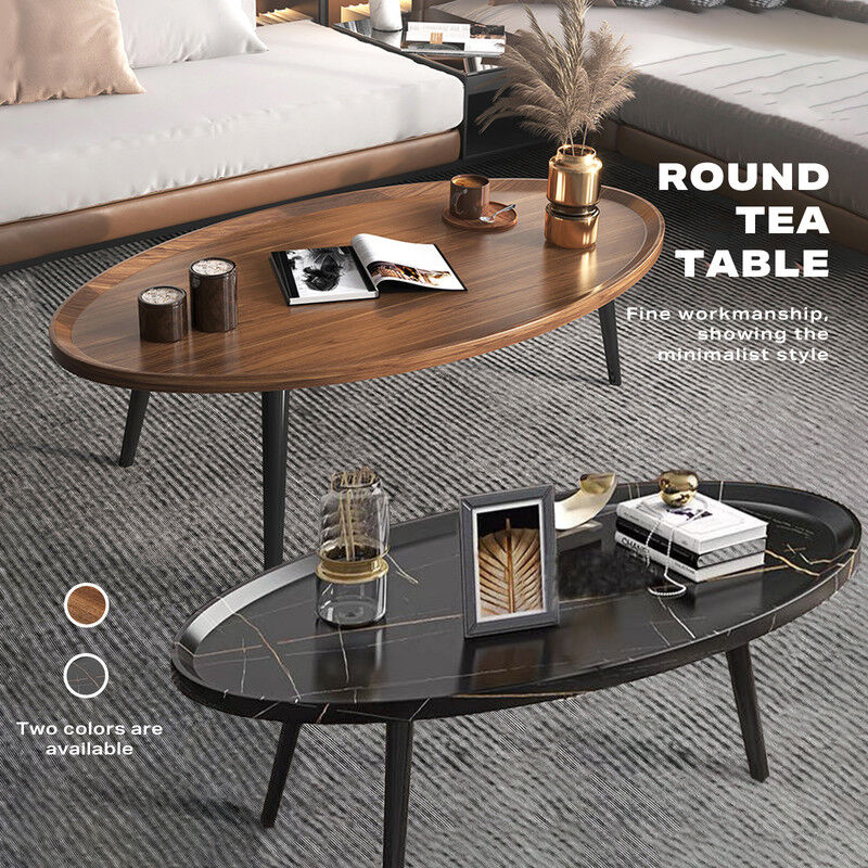 Coffee Table Living Room Accent Oval Table Contemporary Style Leisure Tea Table Price