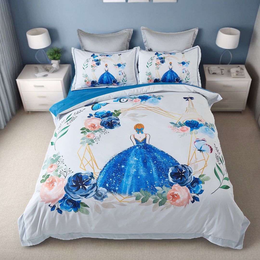 Princess Kids Quilt Cover Set - Double Size Price