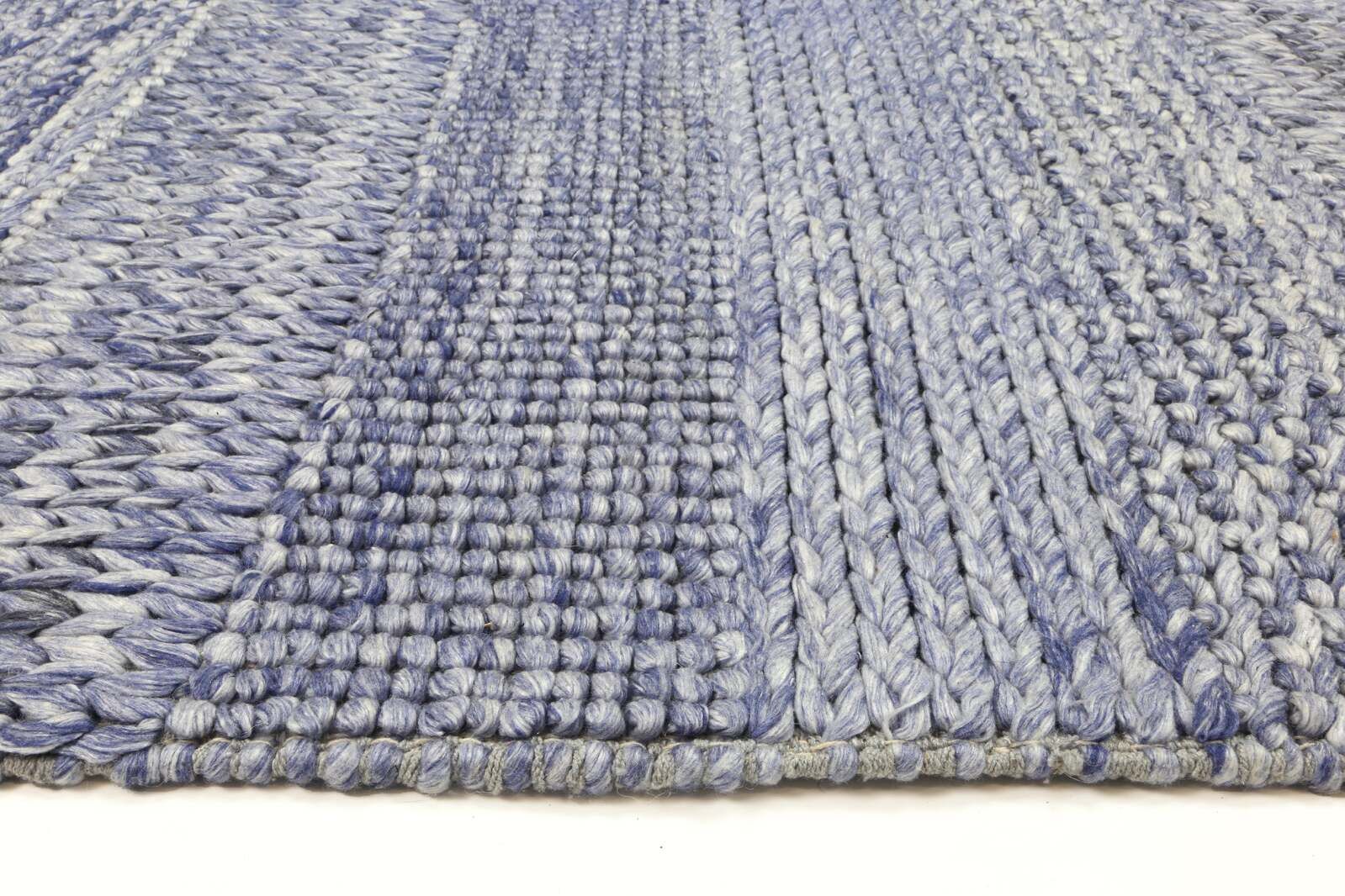 Harlow Grace Blue Wool Blend Rug 160x230 Price