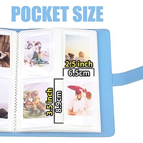 256 Pockets Photo Album for Fujifilm Instax Mini 11 12 9 40 Evo Liplay 8 7+ Instant Camera, Photo Album for Polaroid Kodak HP Zink 2x3" Photo (White) Price
