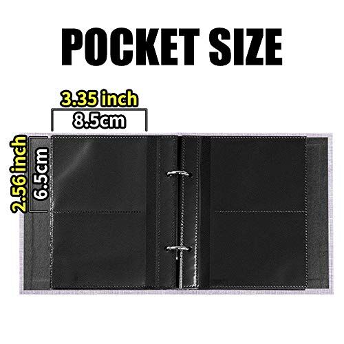 100 Pockets Mini Photo Album - Picture Case for Fujifilm Instax Film 7 8 9 11 12 25 40 50 70 90 Instant Camera & Name Card - Purple Price