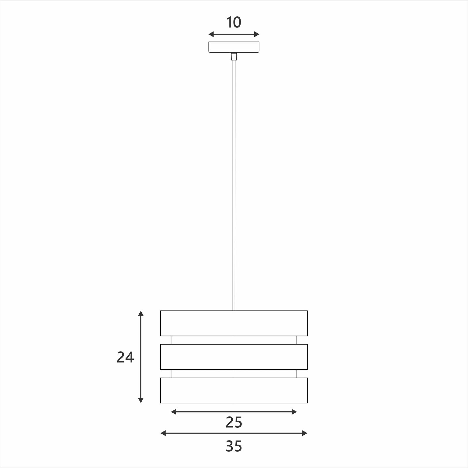 Trio Pendant Light - Grey Price