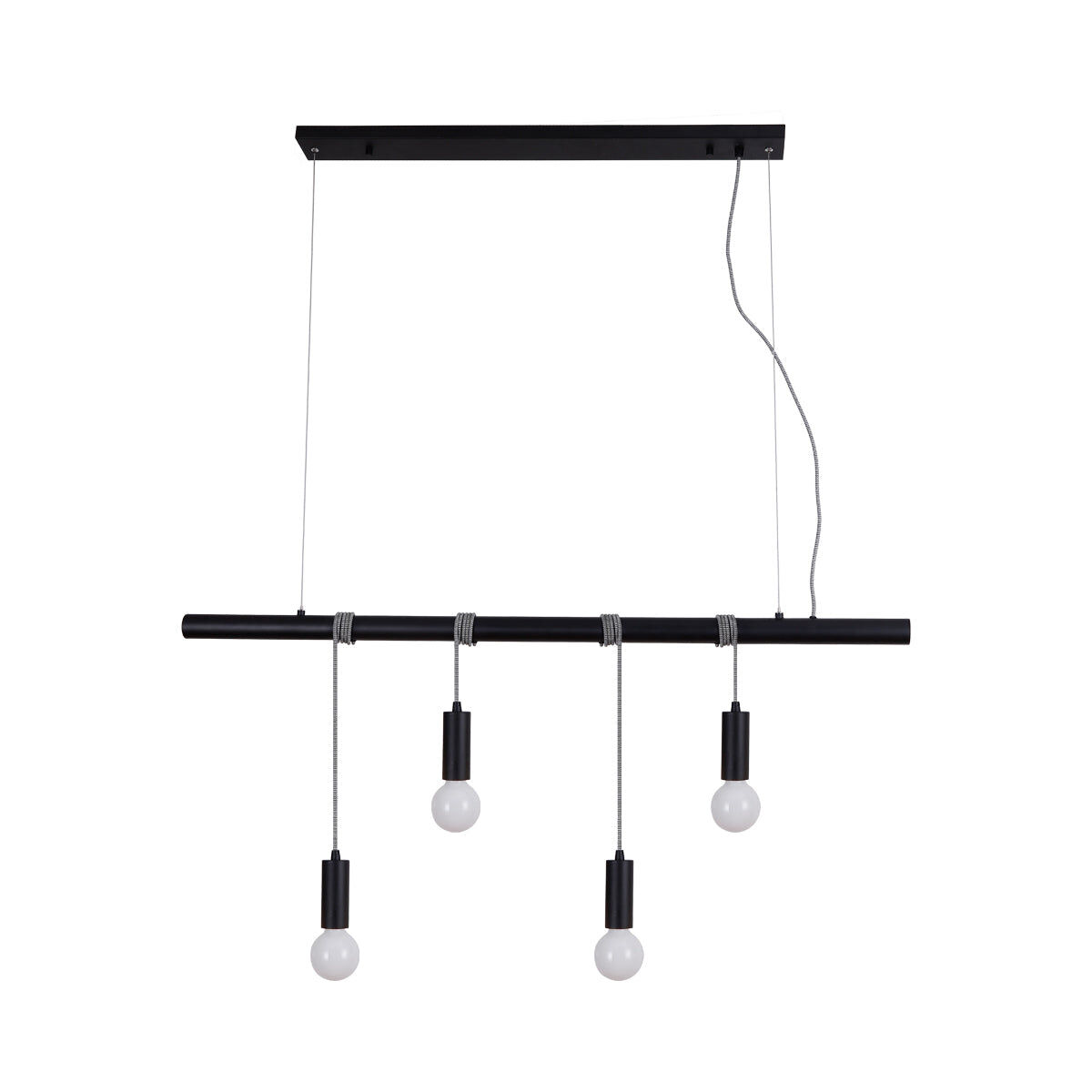 Bikkel 4 Lights Pendant Light - Black Price
