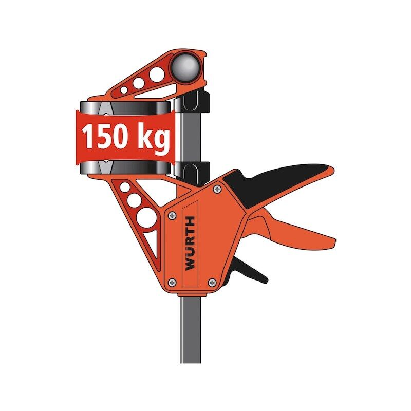 300mm Wurth Quick-Grip One Handed Bar Clamp F Clamp Hand Trigger Action Clamp Price