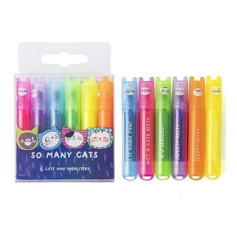 36pcs So Many Cats Cute Scented Mini Highlighter Pens Price