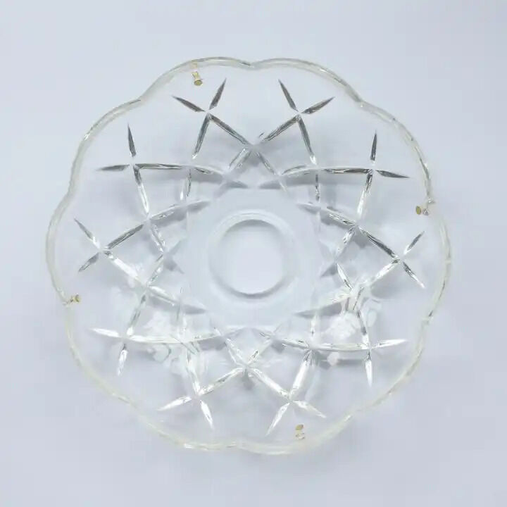 120mm Crystal Chandelier Bobeche Lamp Chandelier Part w/ Gold Pins (30mm Hole) Price