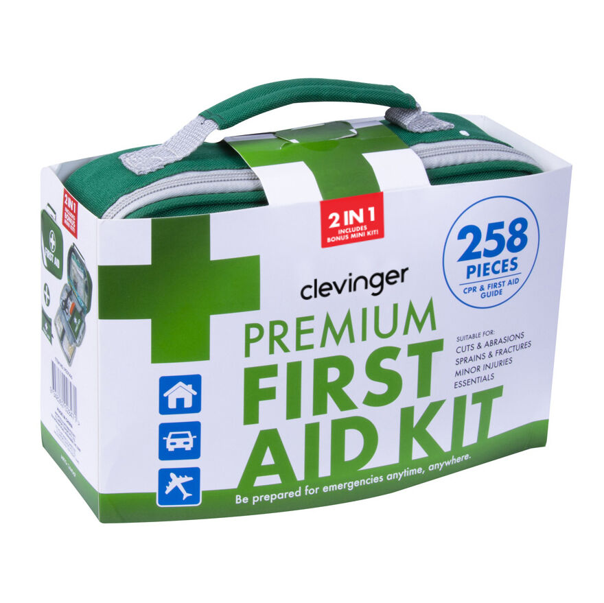 258pcs PREMIUM FIRST AID KIT Medical Travel Set Emergency Family Safety Office Price