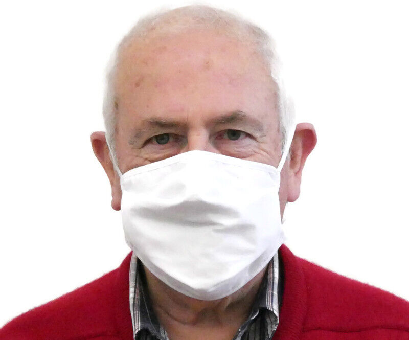 6x Tigerplast Fabric Face Mask Washable Reusable Mask Protect Cover - White Price