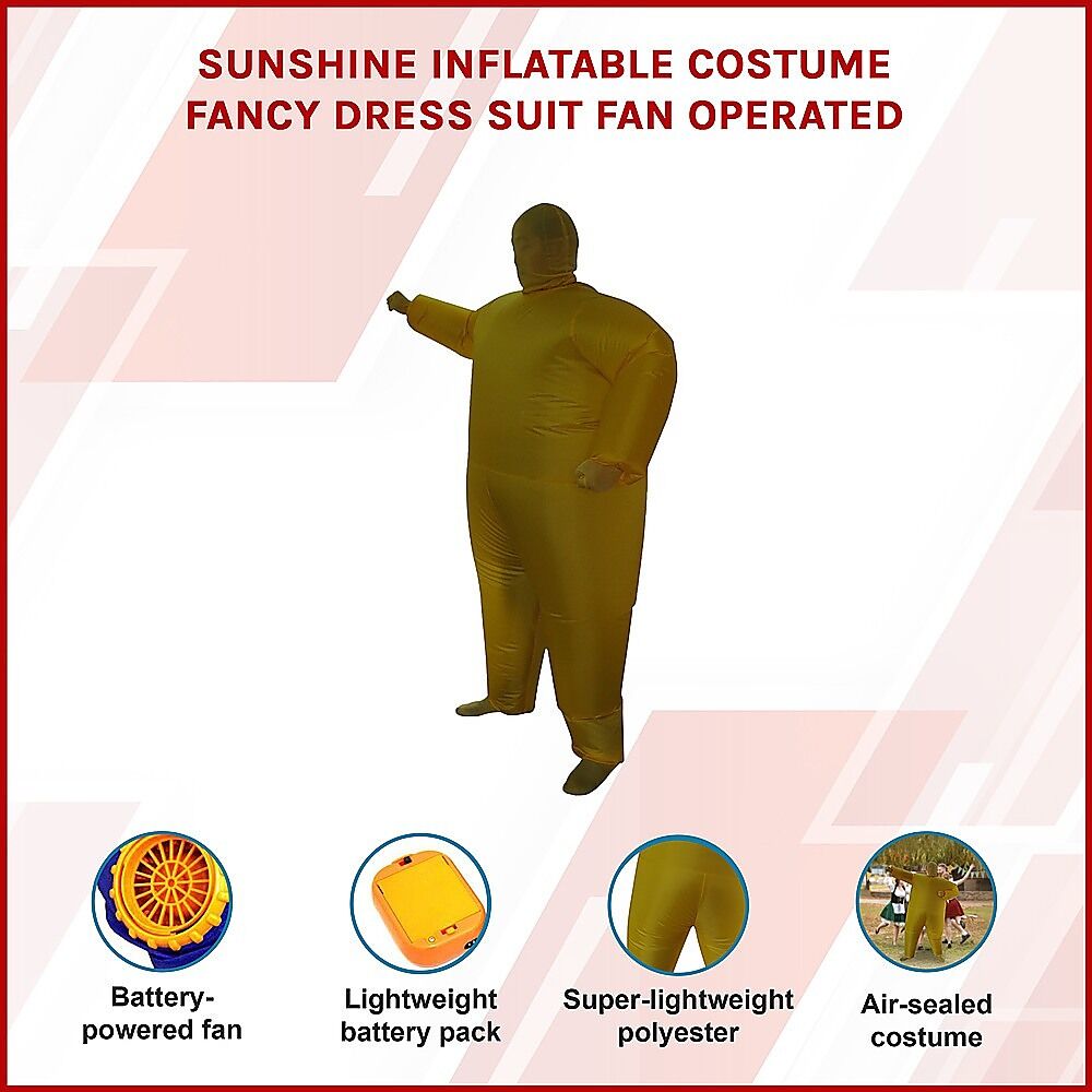 Sunshine Inflatable Costume Fancy Dress Suit Fan Operated Price