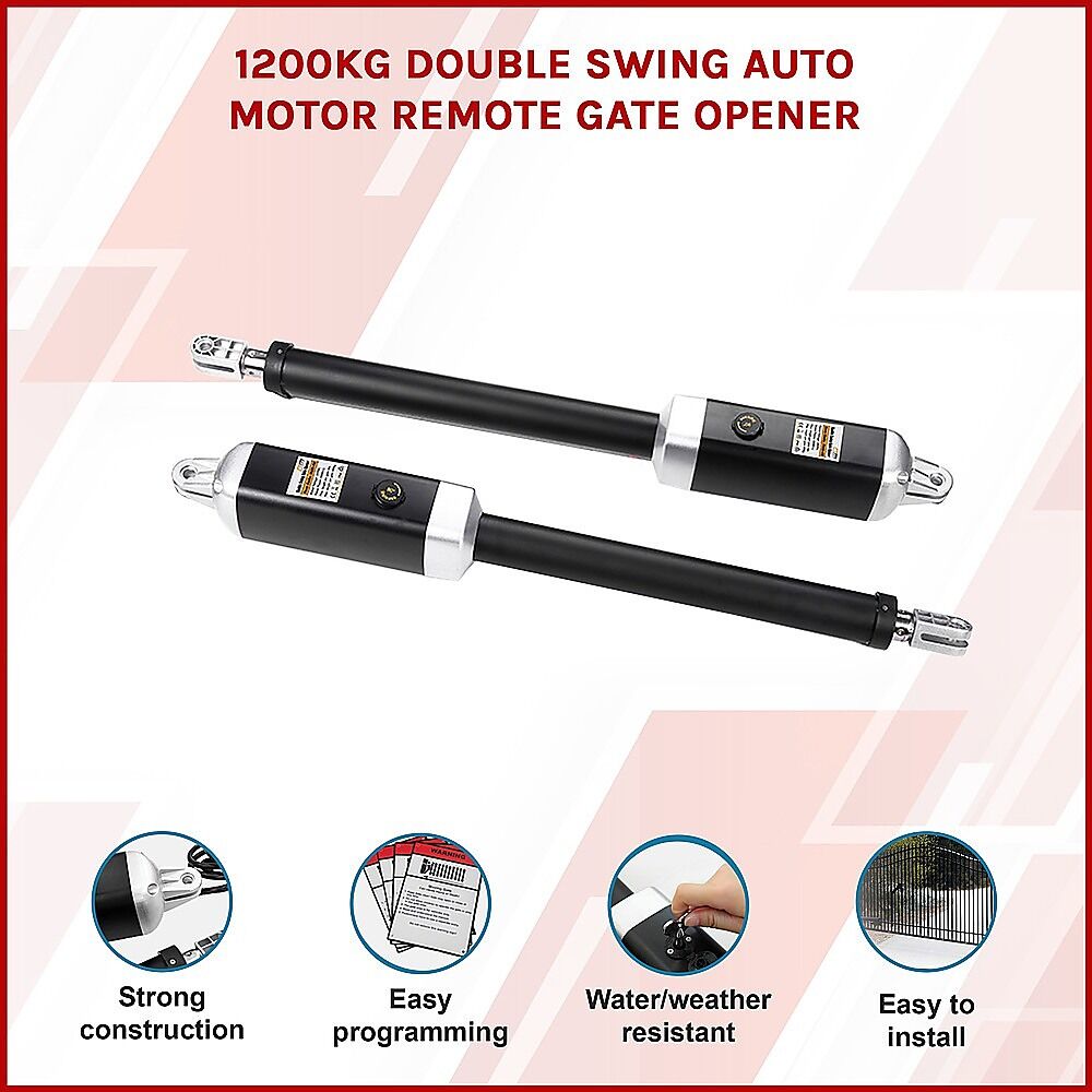 1200KG Double Swing Auto Motor Remote Gate Opener Price