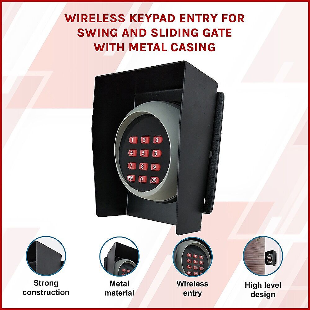 Wireless Keypad Entry For Swing And Sliding Gate with Metal Casing Price