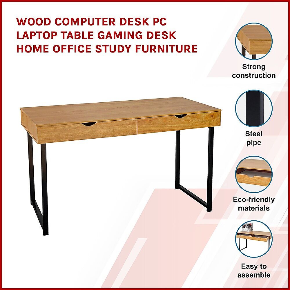 Wood Computer Desk PC Laptop Table Gaming Desk Home Office Study Furniture Price