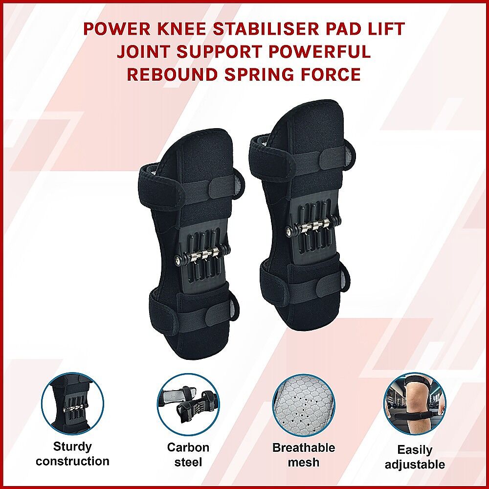 Power Knee Stabiliser Pad Lift Joint Support Powerful Rebound Spring Force Price