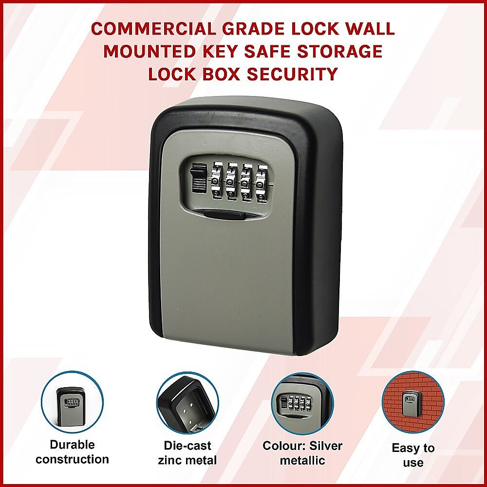 Commercial Grade Lock Wall Mounted Key Safe Storage Lock Box security Price