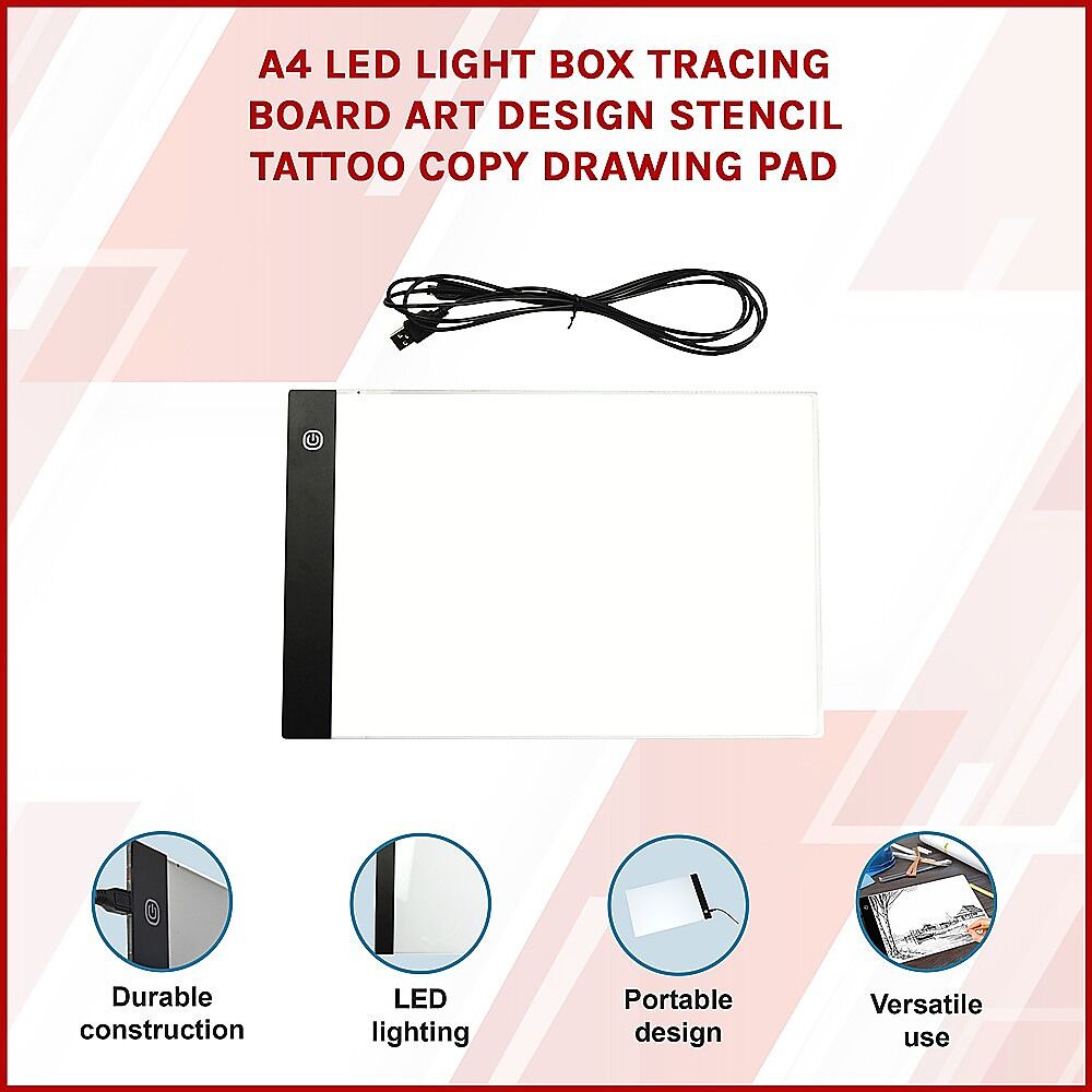 A4 LED Light Box Tracing Board Art Design Stencil Tattoo Copy Drawing Pad Price
