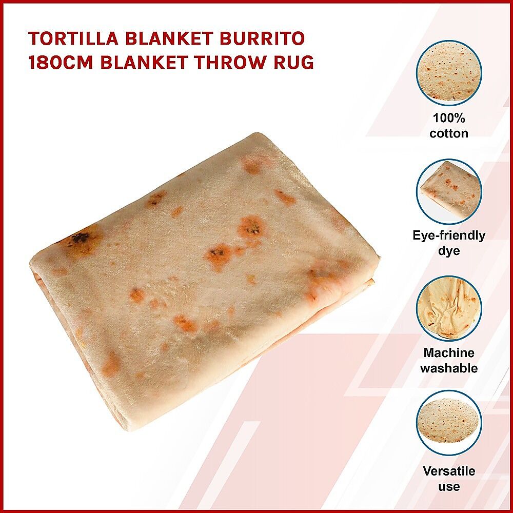 Tortilla Blanket Burrito 180cm Blanket Throw Rug Price