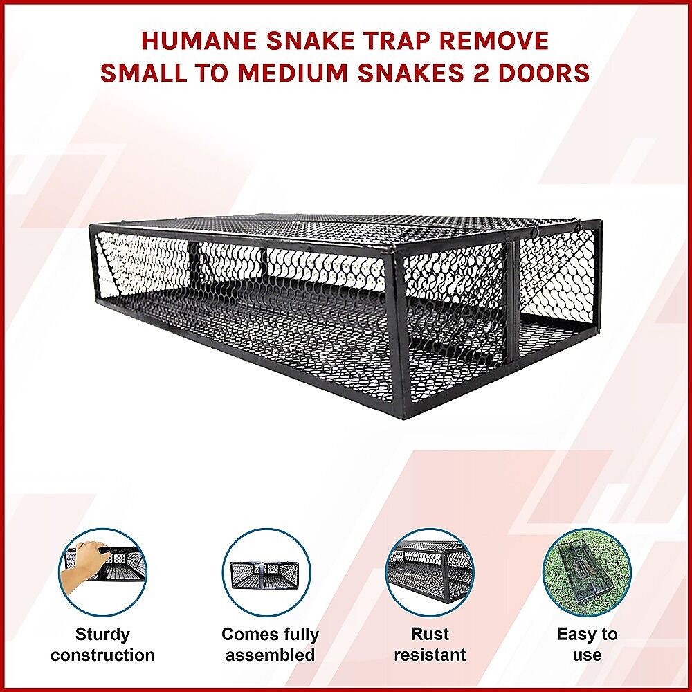 Humane Snake Trap Remove Small to Medium Snakes 2 Doors Price