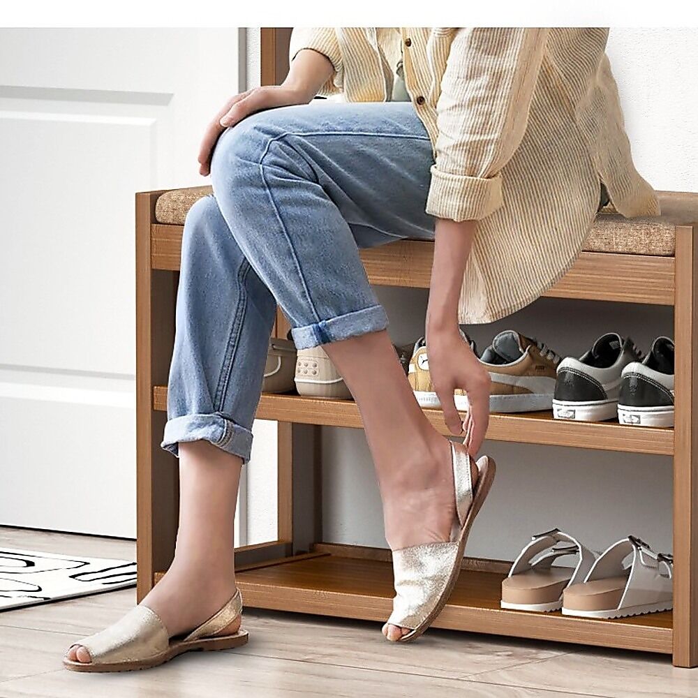 100cm Hallway Bench Coat Rack Stand Multifunctional Hall Shelf Entryway Price