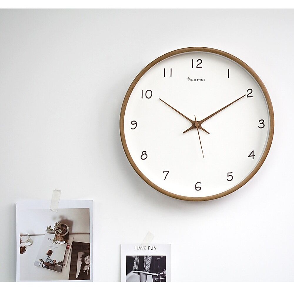 10" Clock Wooden Modern Wall Art Price