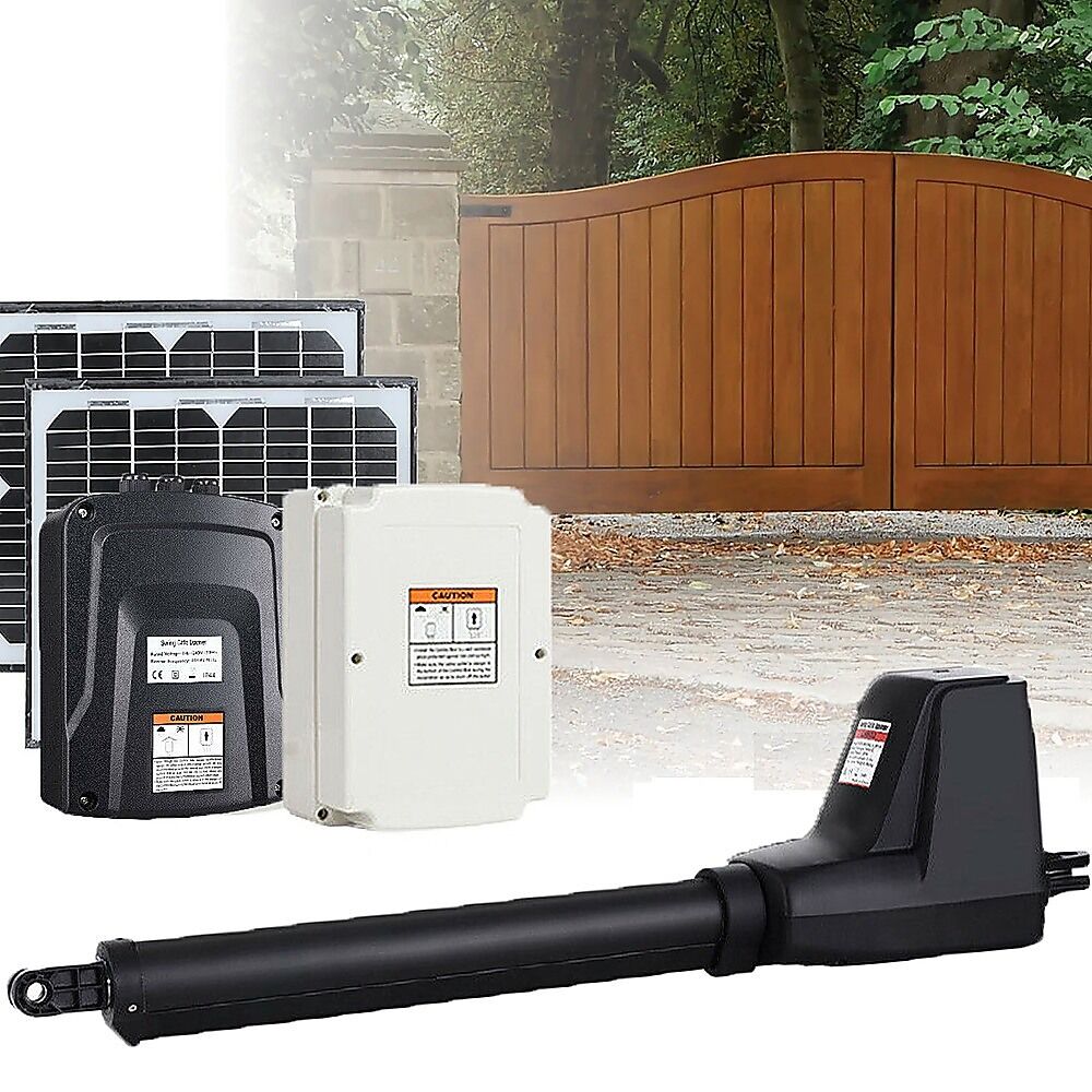 400KG Single Swing Auto Motor Remote Gate Opener With 20W Mono Backup Solar Price