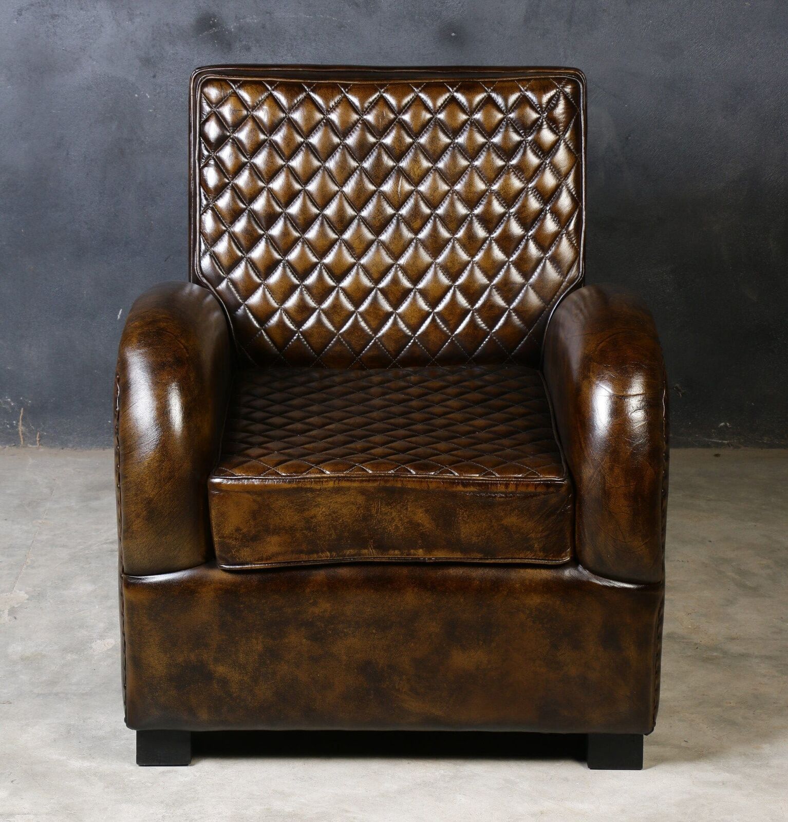 ARMSTRONG HAND MADE LEATHER ARM CHAIR Price
