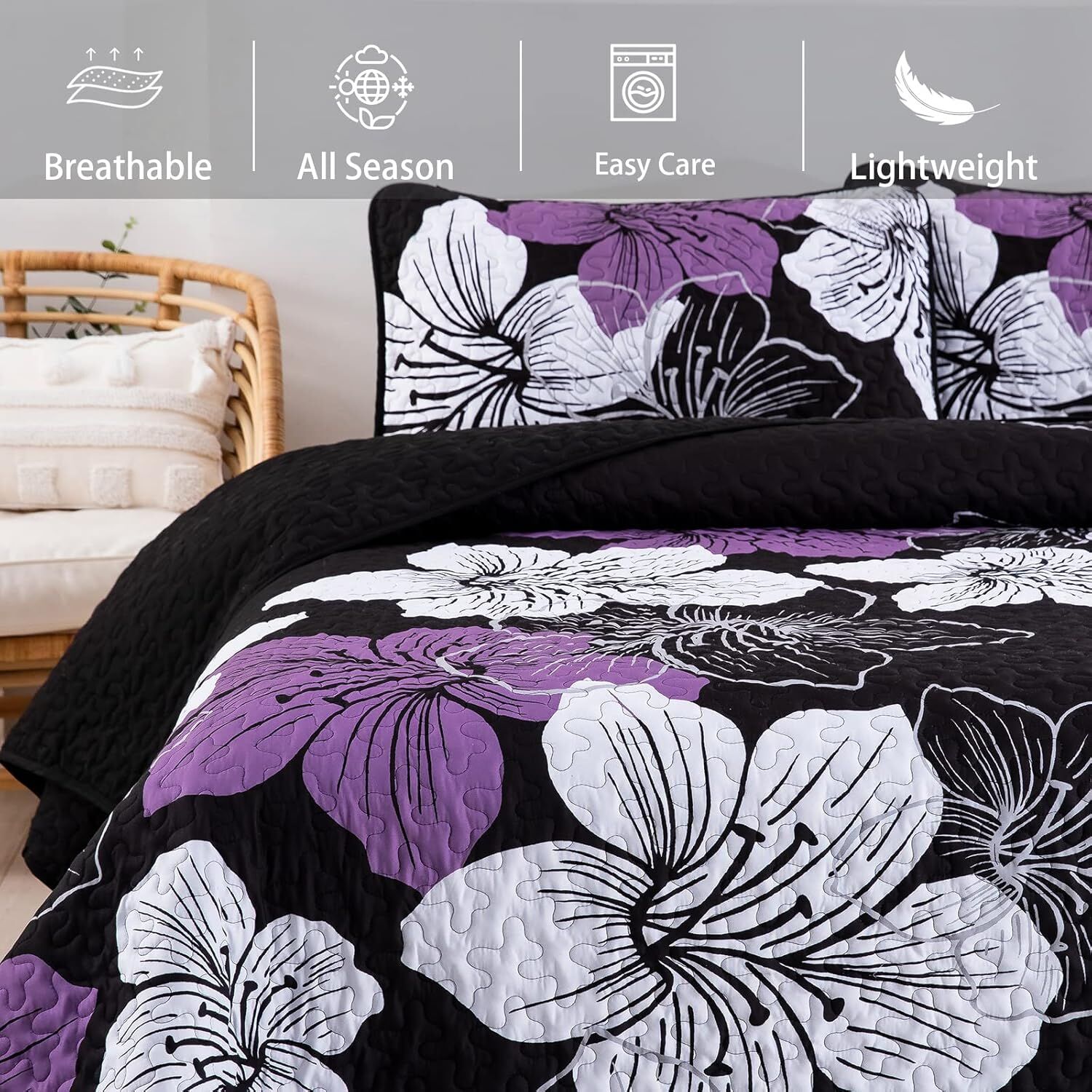 Majestic Quilted Bedspread and Pillowcases Set: Unmatched Beauty and Comfort - Queen size Price