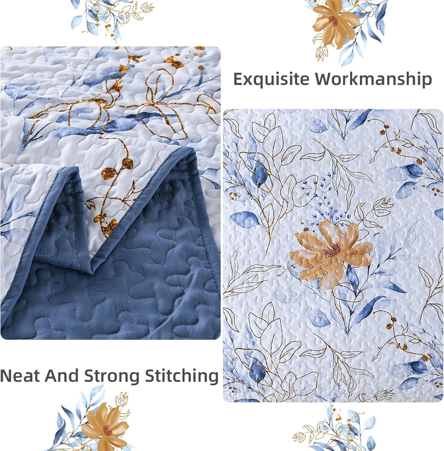 Quietude Quilted coverlet and pillowcovers set: Perfect for Relaxation - Queen size Price