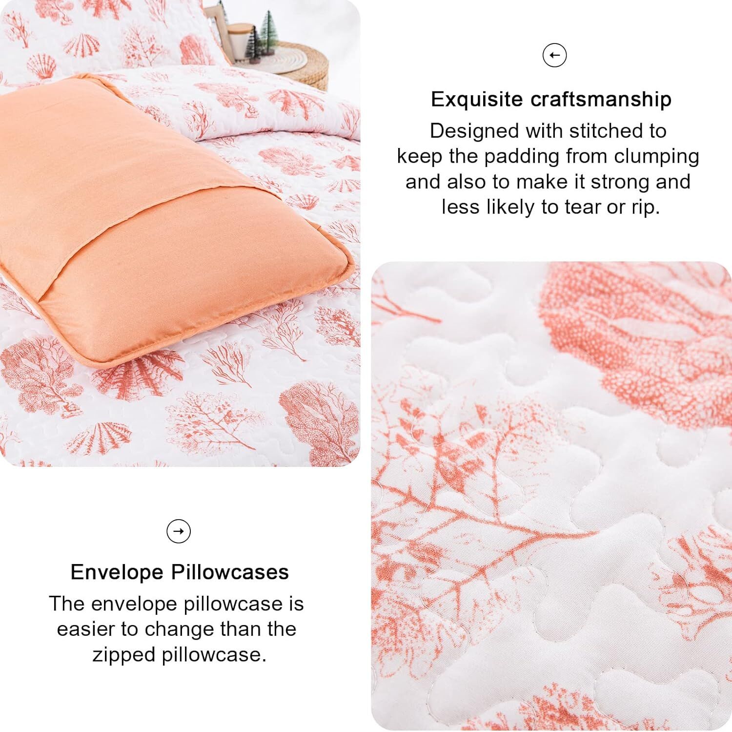Sleek Quilted Bedspread and Pillowcases Set: Contemporary Style and Comfort - Queen size Price