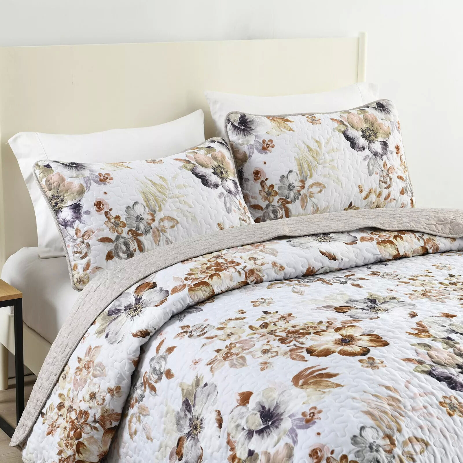 Zen Quilted bedspread and pillowcovers set: Find Your Inner Peace - Queen size Price