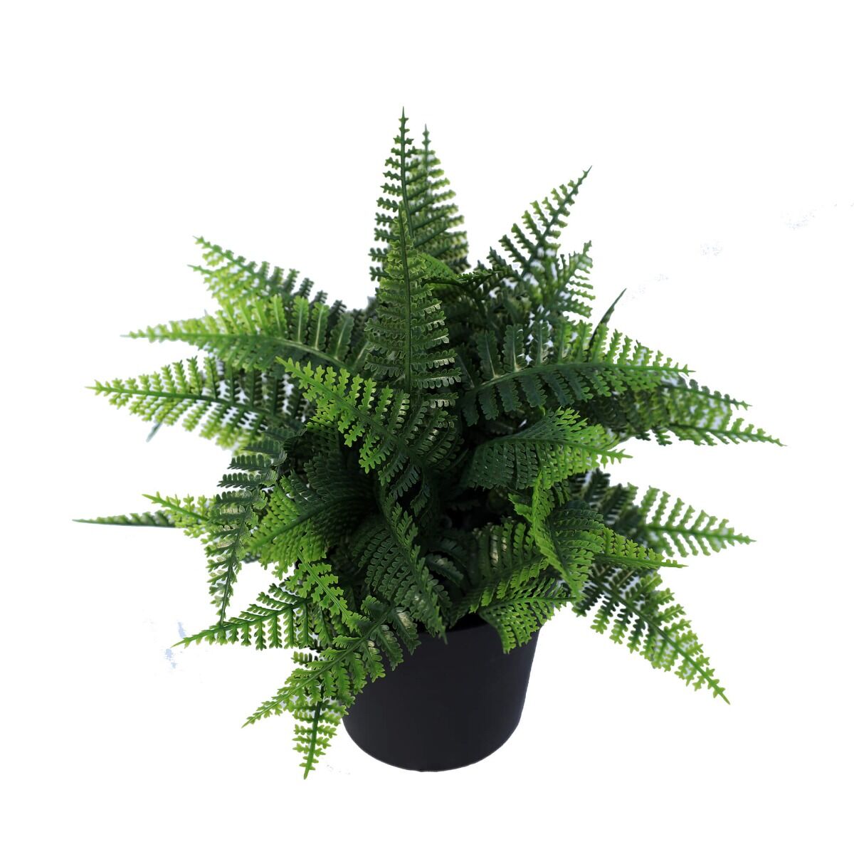 Small Potted Artificial Persa Boston Fern Plant UV Resistant 20cm Price