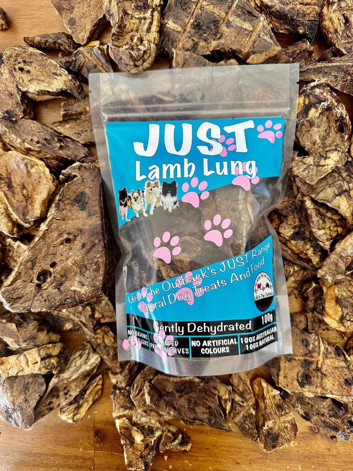 1x Just Lamb Lung - 50g Price