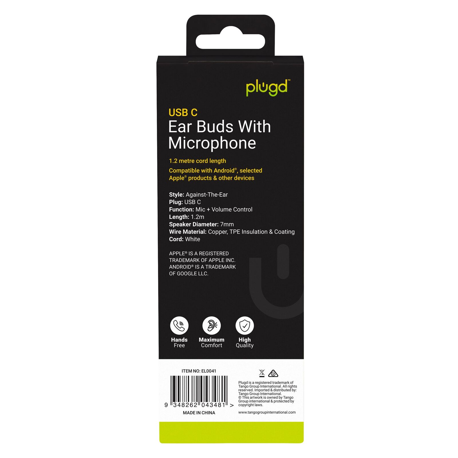 1.2M USB C Ear Buds with Microphone Price