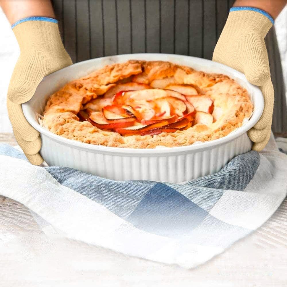 1 Pair 5 Finger Oven Mitt BBQ Grill Gloves Price