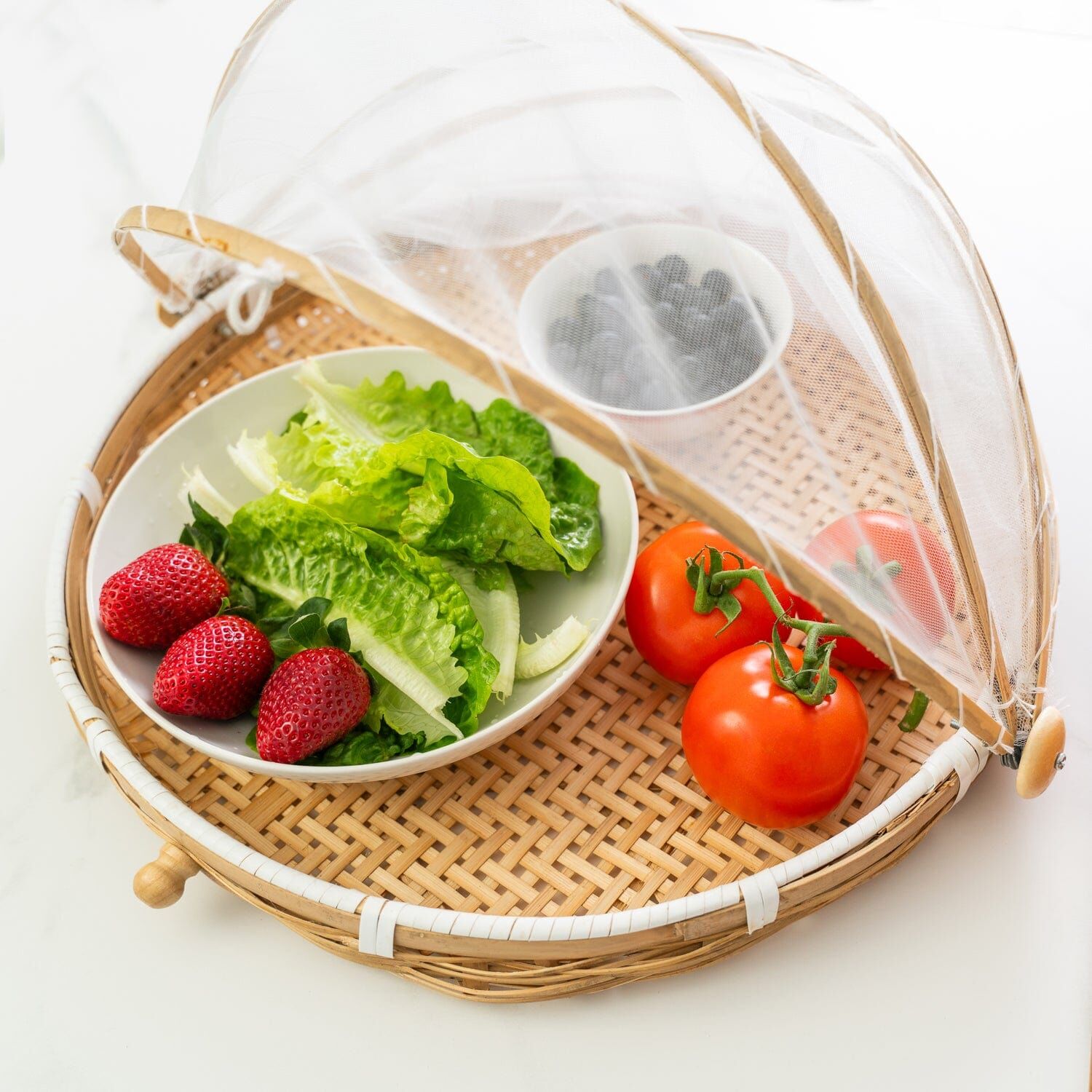 40cm Foldable Bamboo Food Cover Price