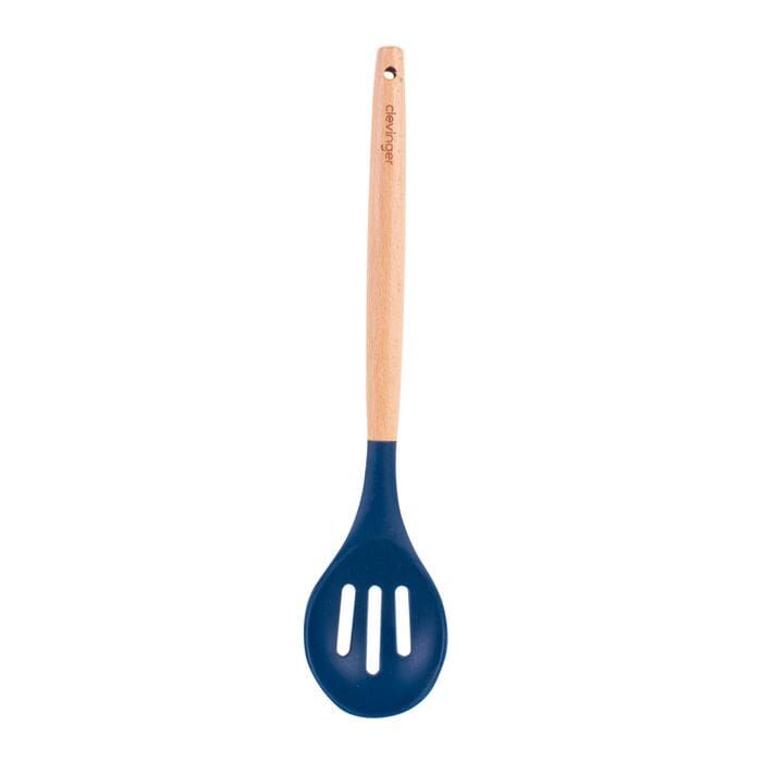 2pcs Beechwood & silicone slotted spoon navy Price