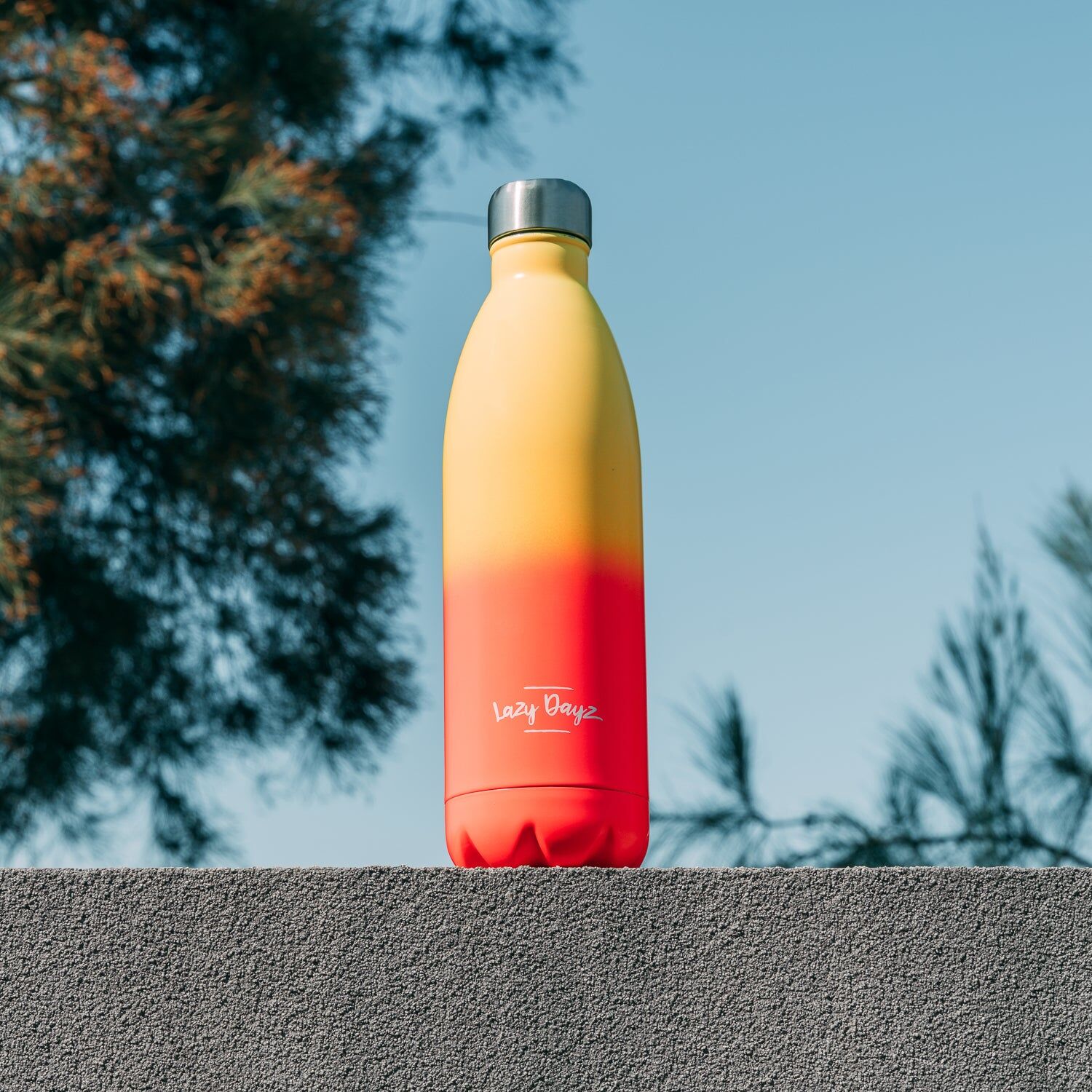 500ml Double Wall Stainless Steel Daily Drink Bottle - Yellow Price