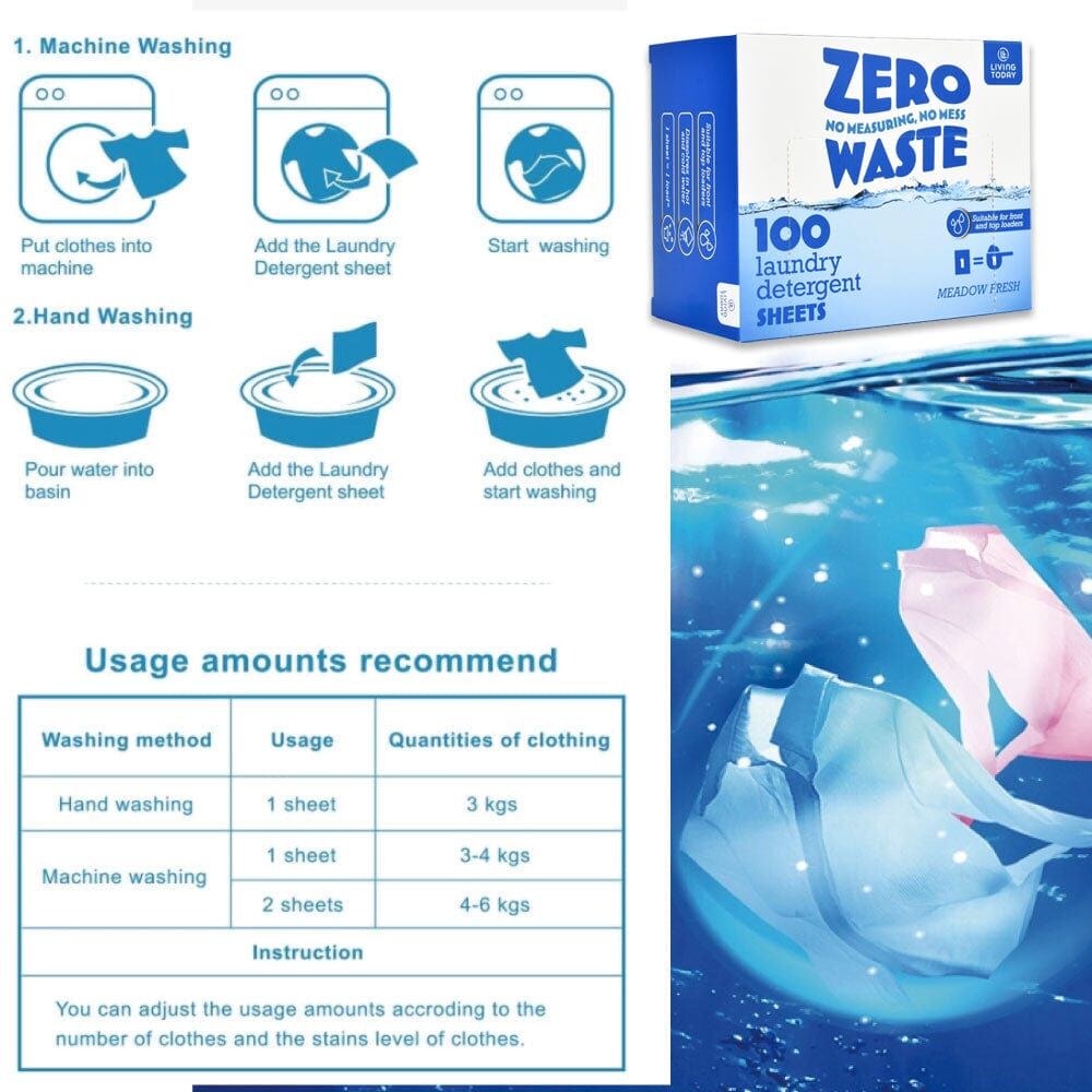 500 Sheets Eco-friendly Ultra Concentrated Laundry Detergent Price