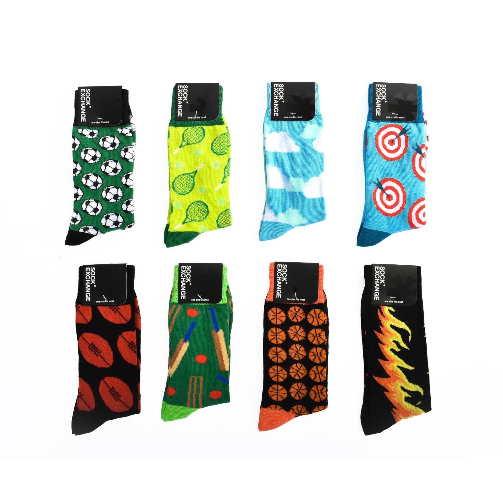 8 Pairs Fashion Novelty Funny Socks one Size 5-13 Men Socks Women Socks #4 Price
