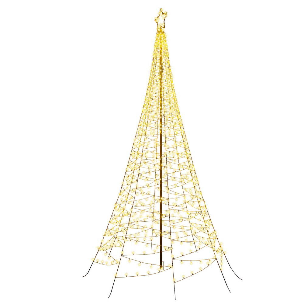 Solar Christmas Tree 3.6m 800 LED Net Lights Xmas Trees Decoration Price