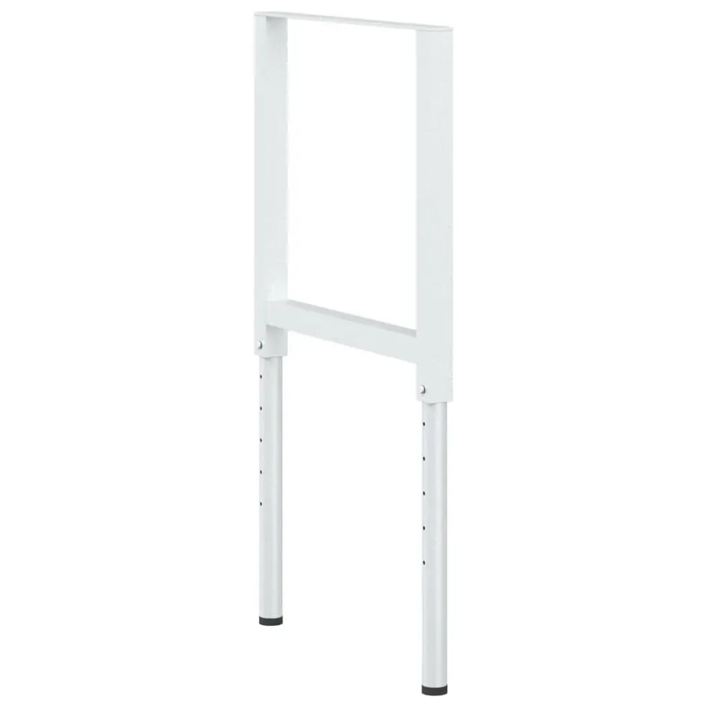 Adjustable Work Bench Frames 2 pcs Metal 55x(69-95.5) cm Grey Price